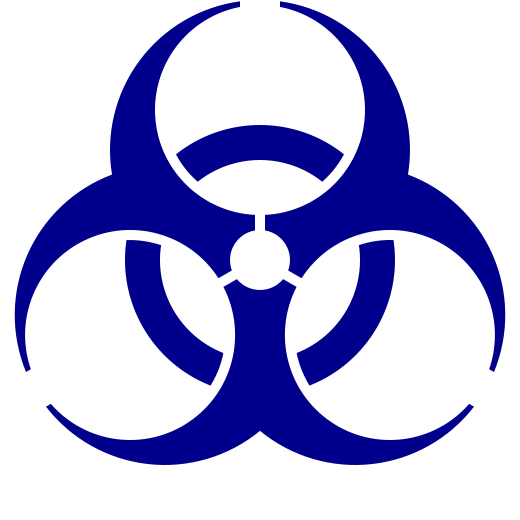File:Biohazard symbol (blue).svg - Wikipedia