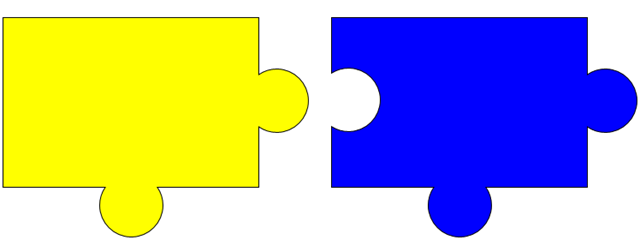 2 Puzzle Pieces - ClipArt Best