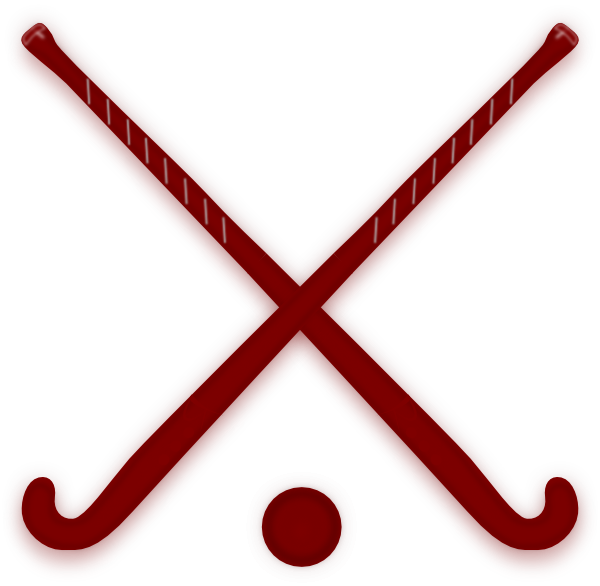 Red Hockey Stick Clipart