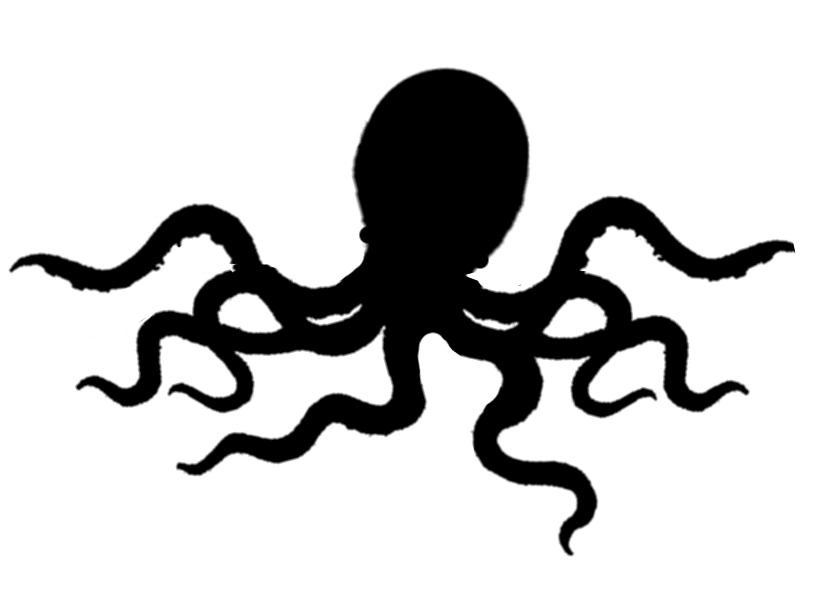 Octopus clipart silhouette