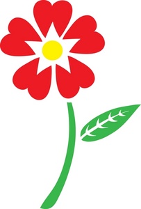 Clipart flower stem