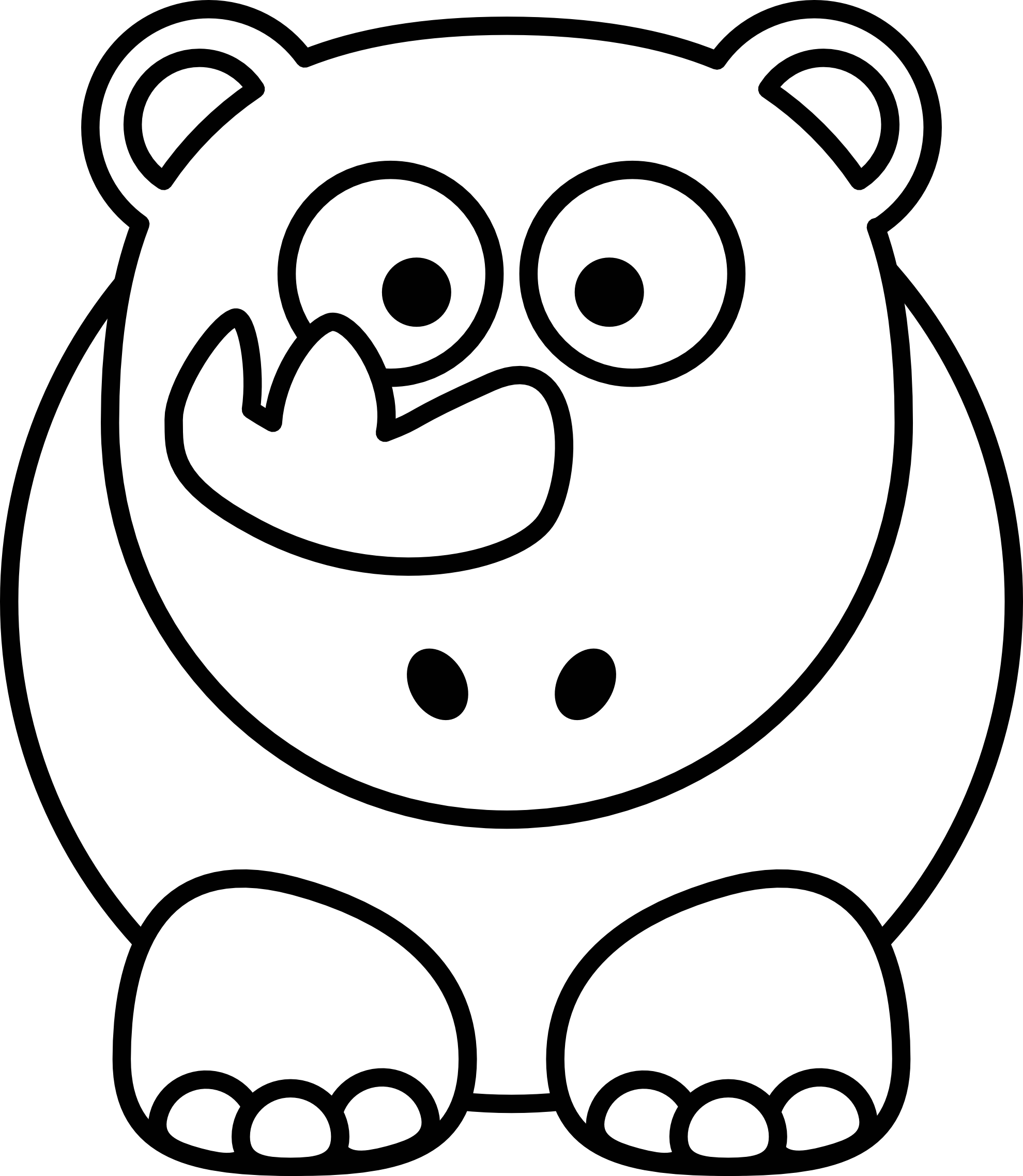 Black And White Animal Clip Art - ClipArt Best