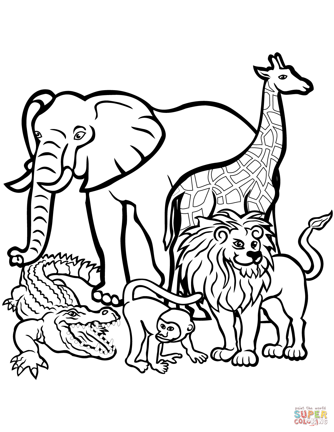 African Lion Coloring Page Free Printable Coloring Pages ClipArt 