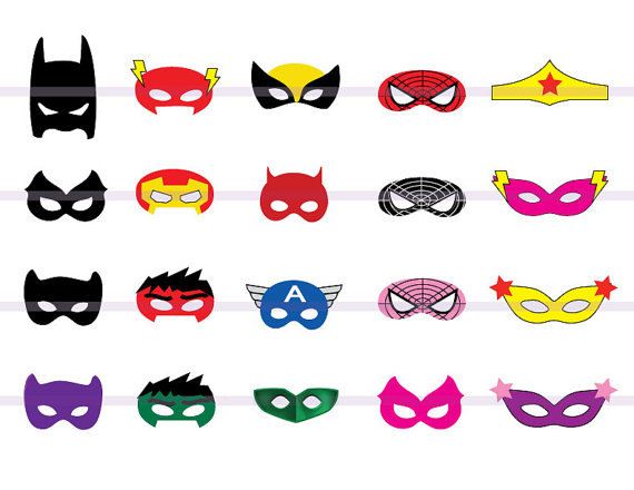 Super Hero Masks | Halloween Party ...