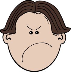 Angry face, Cartoon and Clip art