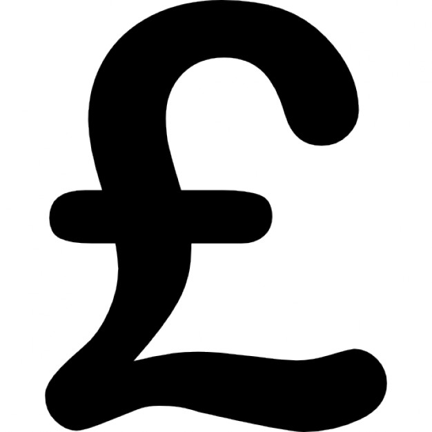 Sterling pound sign of money Icons | Free Download