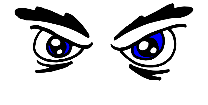 Cartoon Angry Eyes | Free Download Clip Art | Free Clip Art | on ...