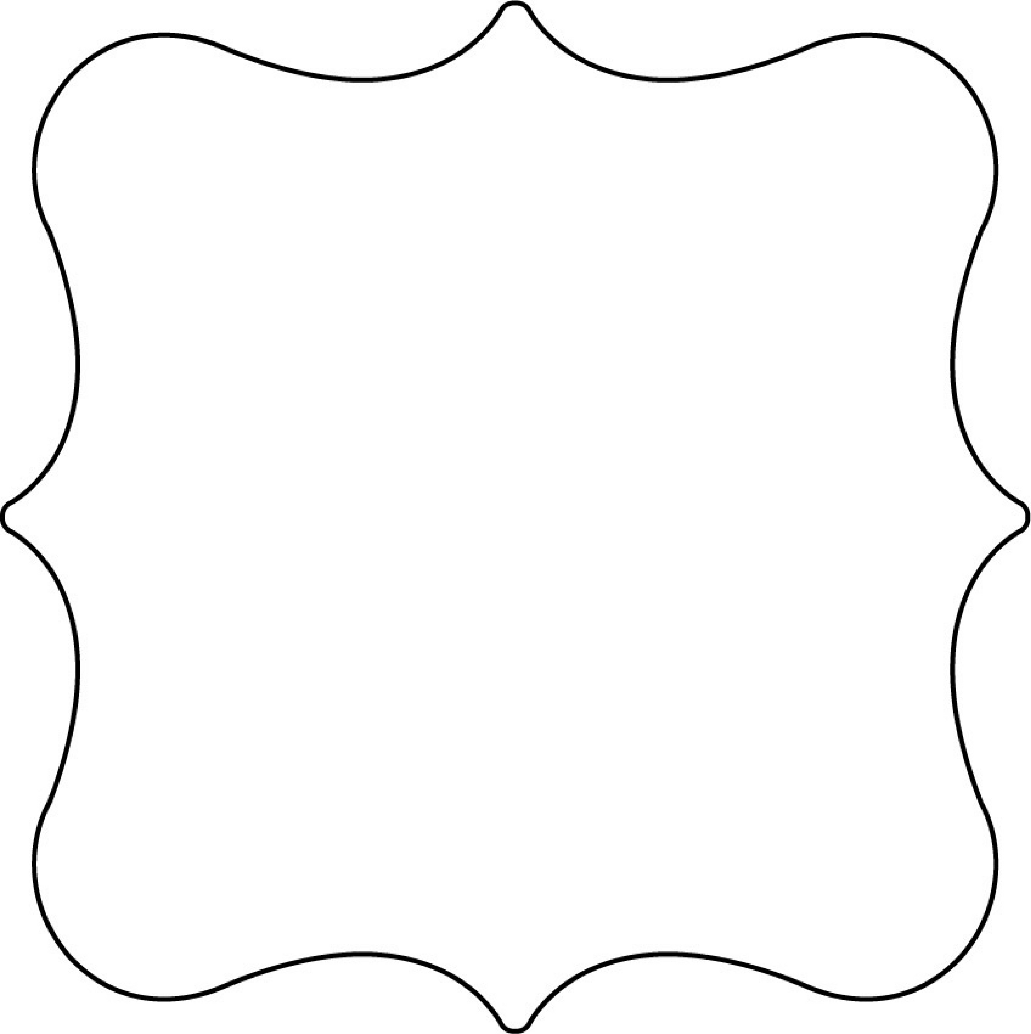 Tag Outline Template ClipArt Best