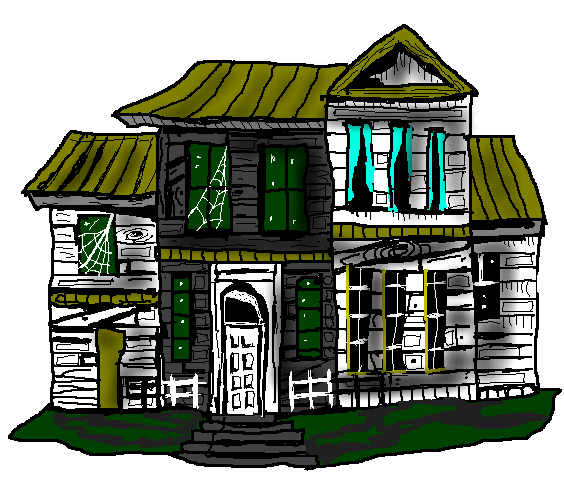 Pictures Of Cartoon Haunted Houses