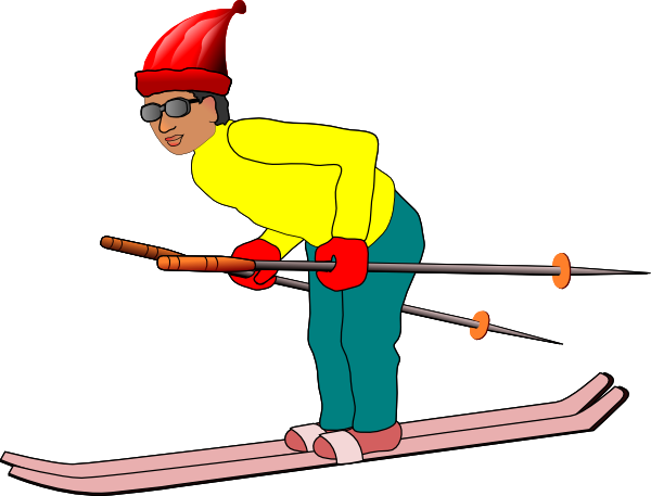 Cartoon Ski Clipart