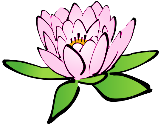 Lotus flower clipart