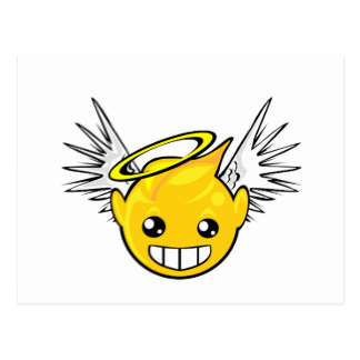 Angel Smiley Face Cards | Zazzle