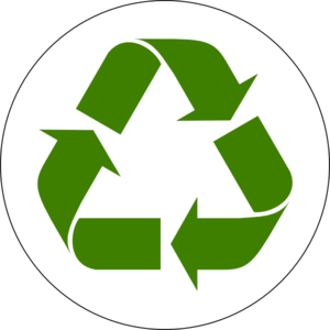 Green Recycled Symbol clip art - vector clip art online, royalty ...
