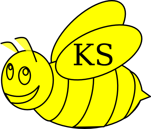 Bumble Bee Lacing clip art - vector clip art online, royalty free ...