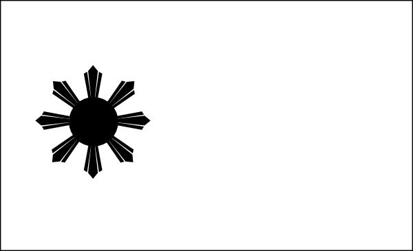 Filipino Flag Sun