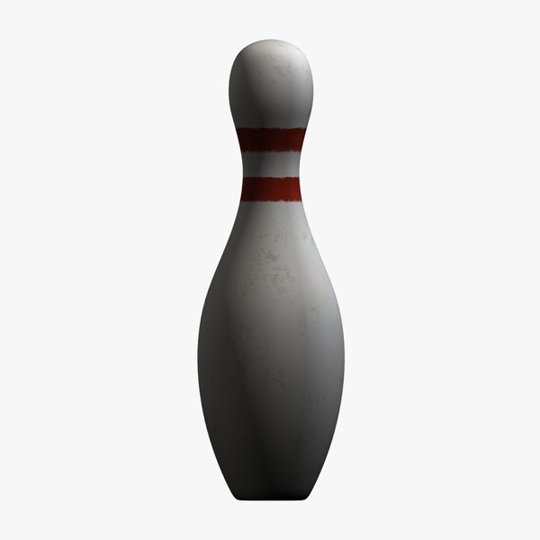 Bowling Pin 3D Model Made with 123D 123Dapp.
