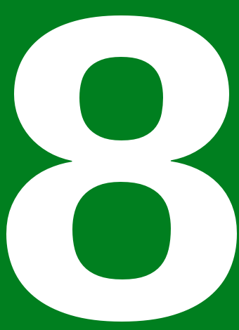 Japanese Urban Expwy Sign Number 8.svg