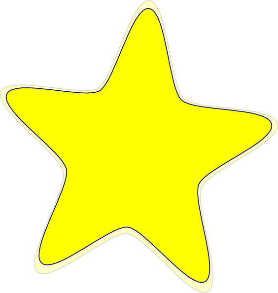clip art of yellow star - photo #21