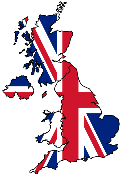 Blank Map Of United Kingdom