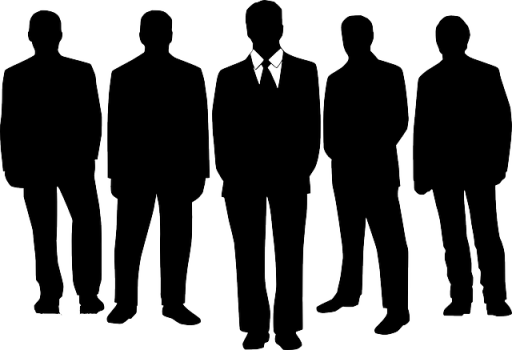 business men silhouette free vectorFree PSD,