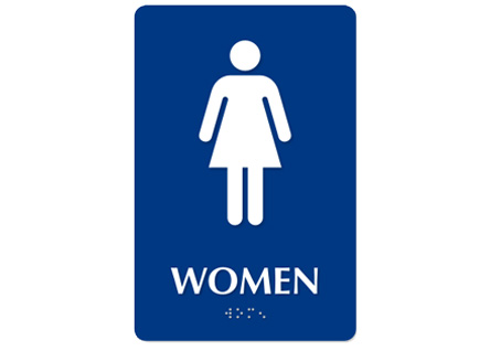 ADA Unisex Man and Woman Restroom Symbol - Exit Sign Warehouse