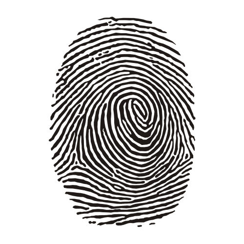 Vector for free use: Fingerprint
