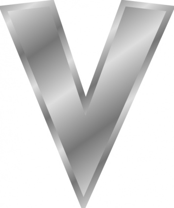 Download Effect Letters Alphabet Silver clip art Vector Free