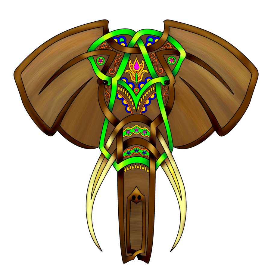 indian elephant clipart free - photo #12