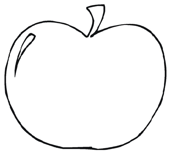 Apple Fruit Coloring Pages | Coloring