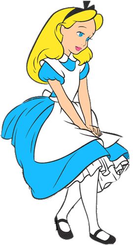 Alice Clipart page 2 from Disney's Alice in Wonderland - Quality ...