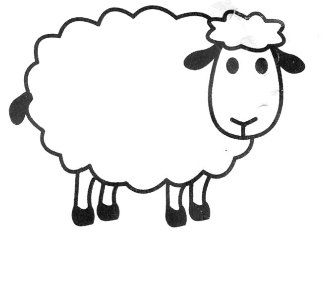 Free Printable Sheep Template