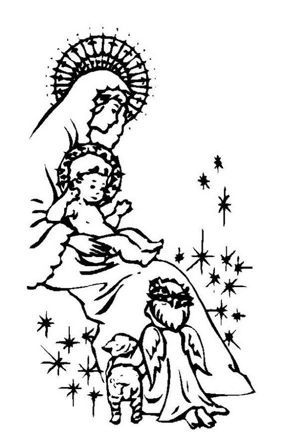 clip art mary mother of god - photo #36
