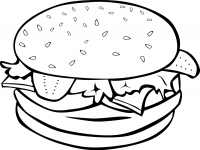 Food Clipart Black And White Free