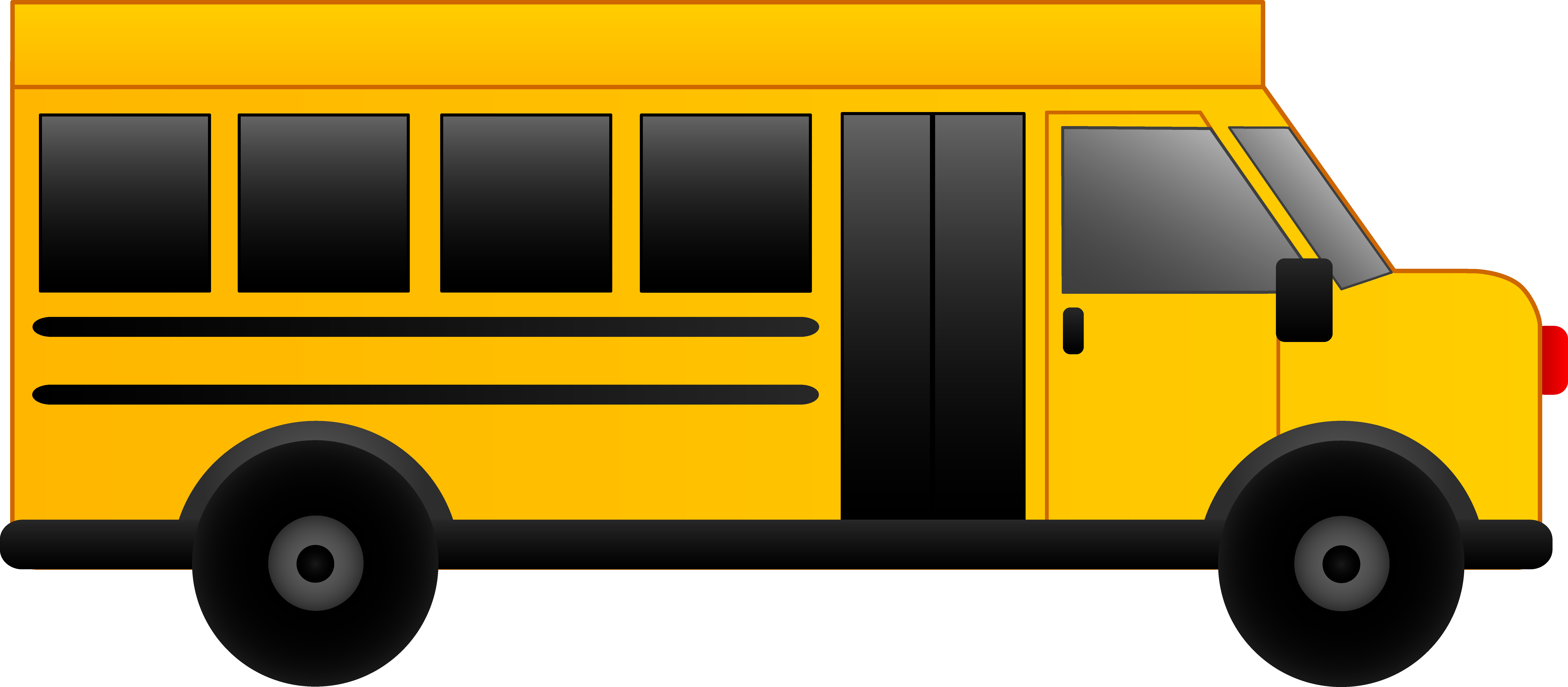 Free clipart of school buses