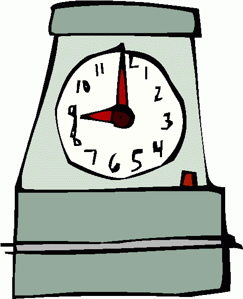 Free clipart time clock