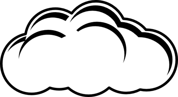 Cloud Outline Drawing Clipart - Free to use Clip Art Resource