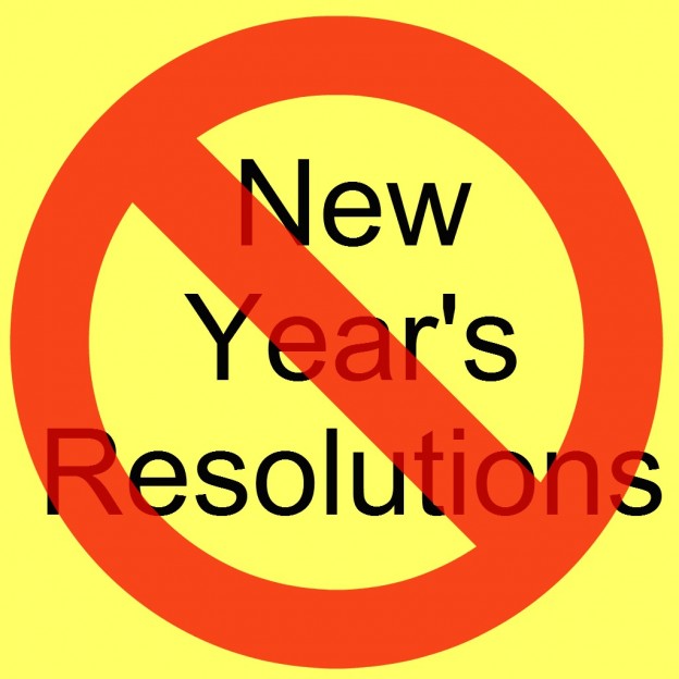 Ditch New Years Resolutions Day | Library vector clipart