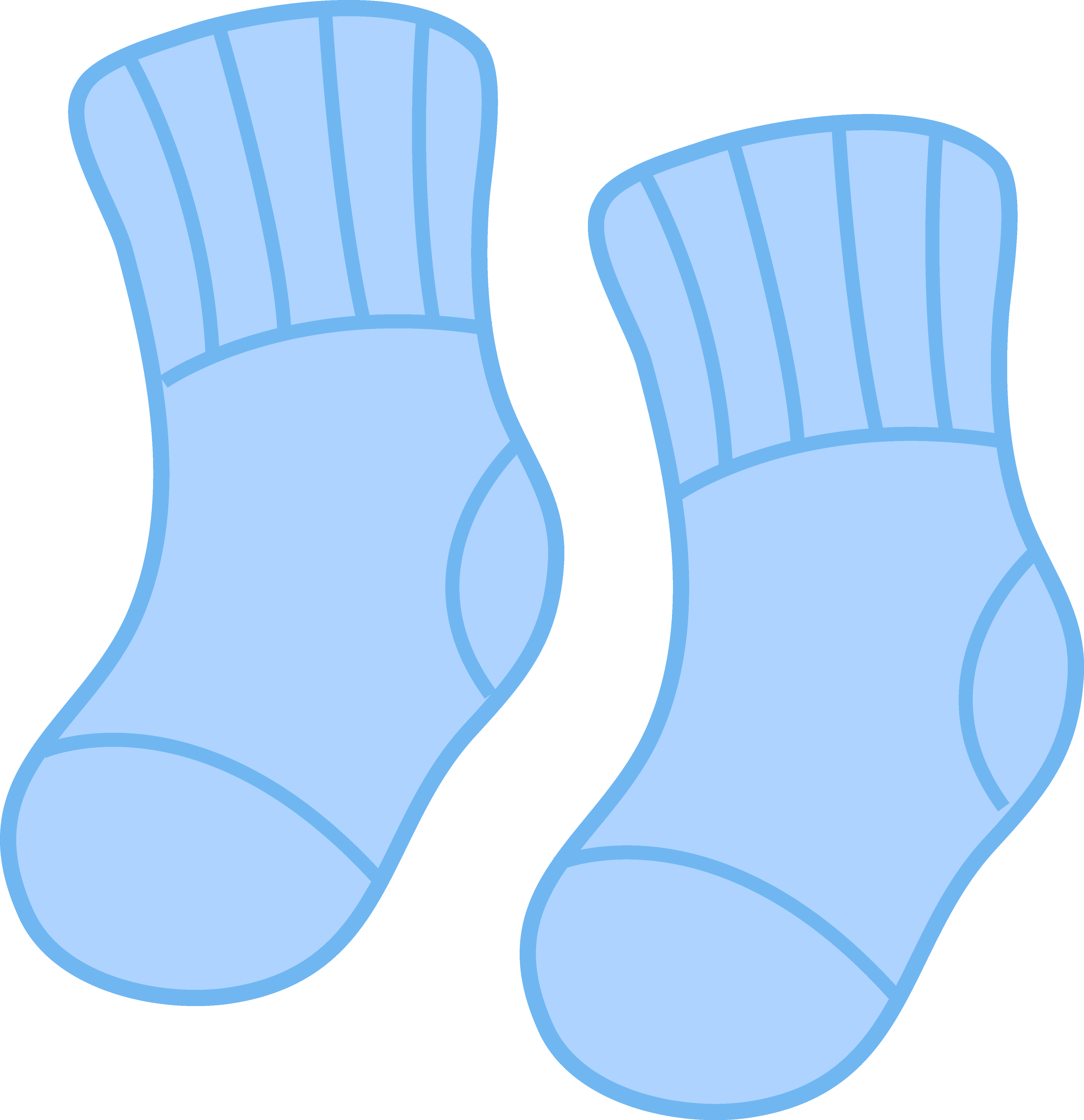 Baby socks clip art