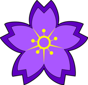 Clip Art Purple Flowers Clipart - Free to use Clip Art Resource