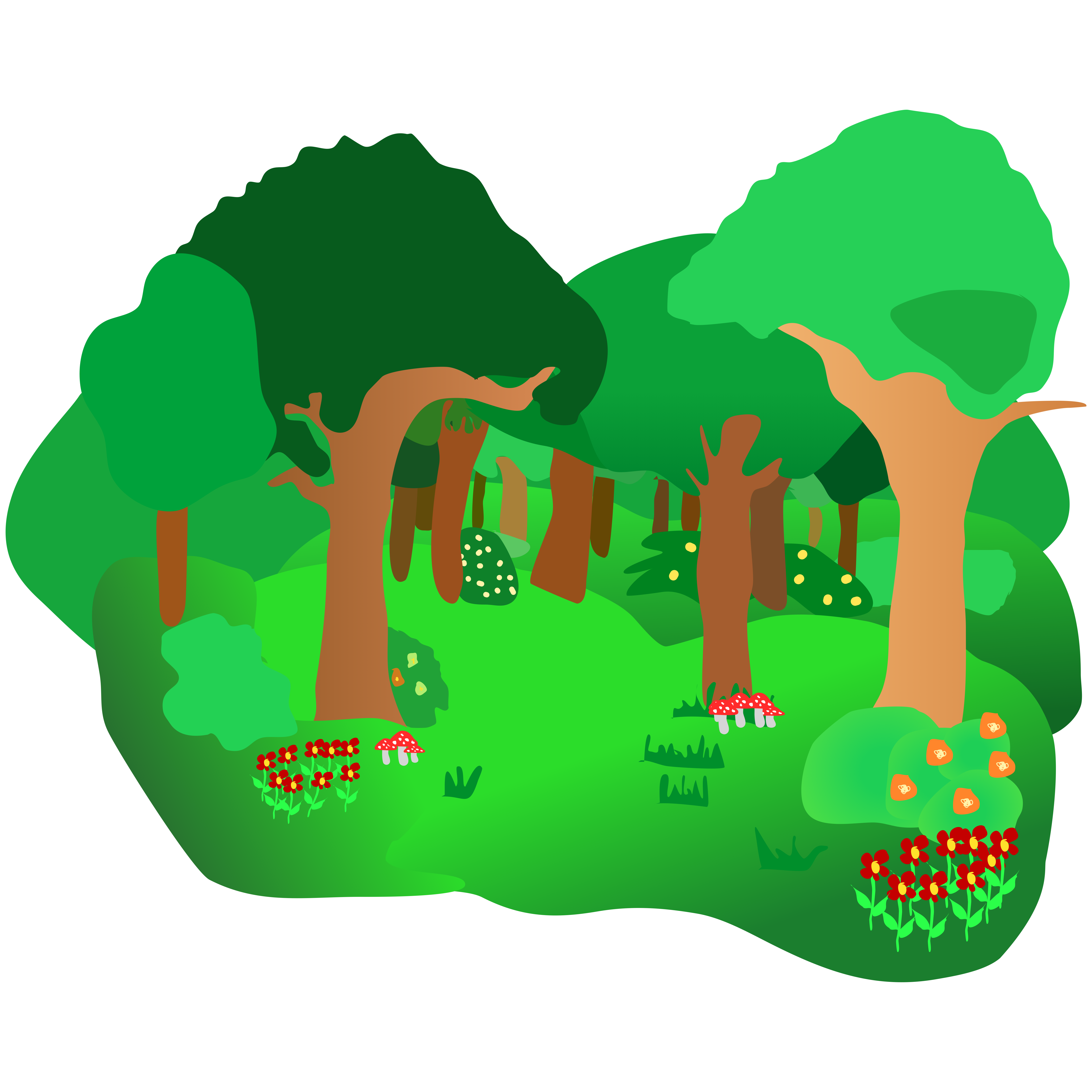 Forest clipart free