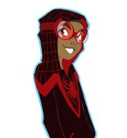 Miles Morales in a hoodie by ActionKiddy on DeviantArt