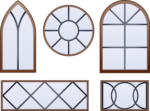 Arched Windows Clip Art, Vector Images & Illustrations
