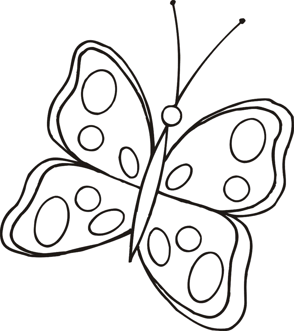 Butterfly Coloring - ClipArt Best