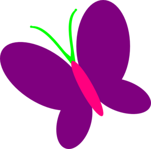 purple butterfly vector – Clipart Free Download