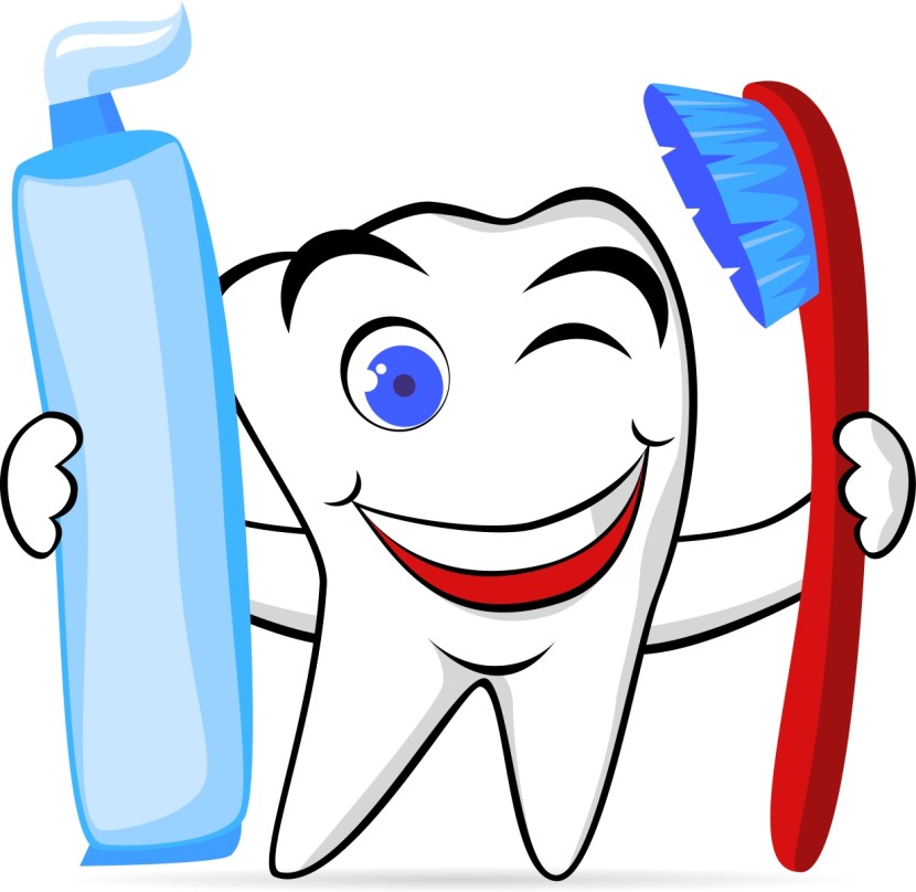 Tooth and toothbrush clipart - ClipartFox