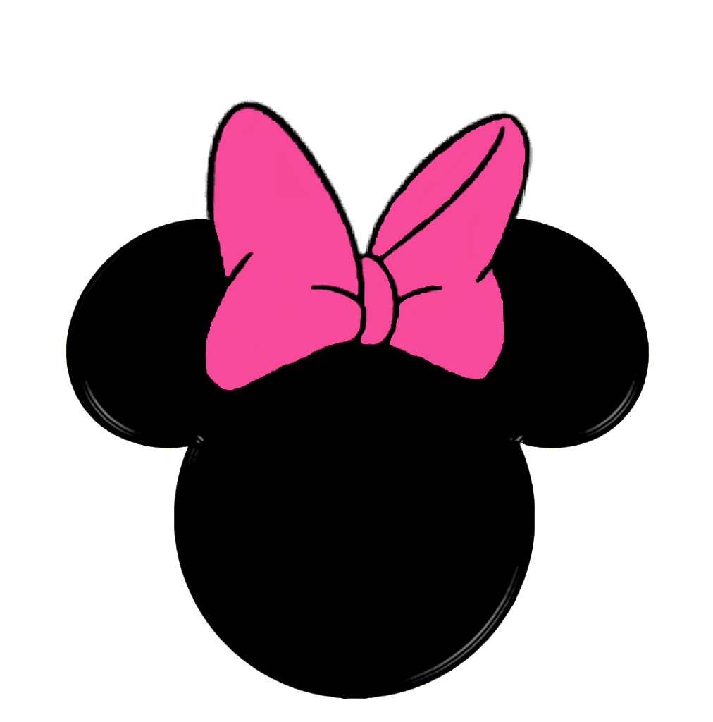 Minnie mouse face clipart