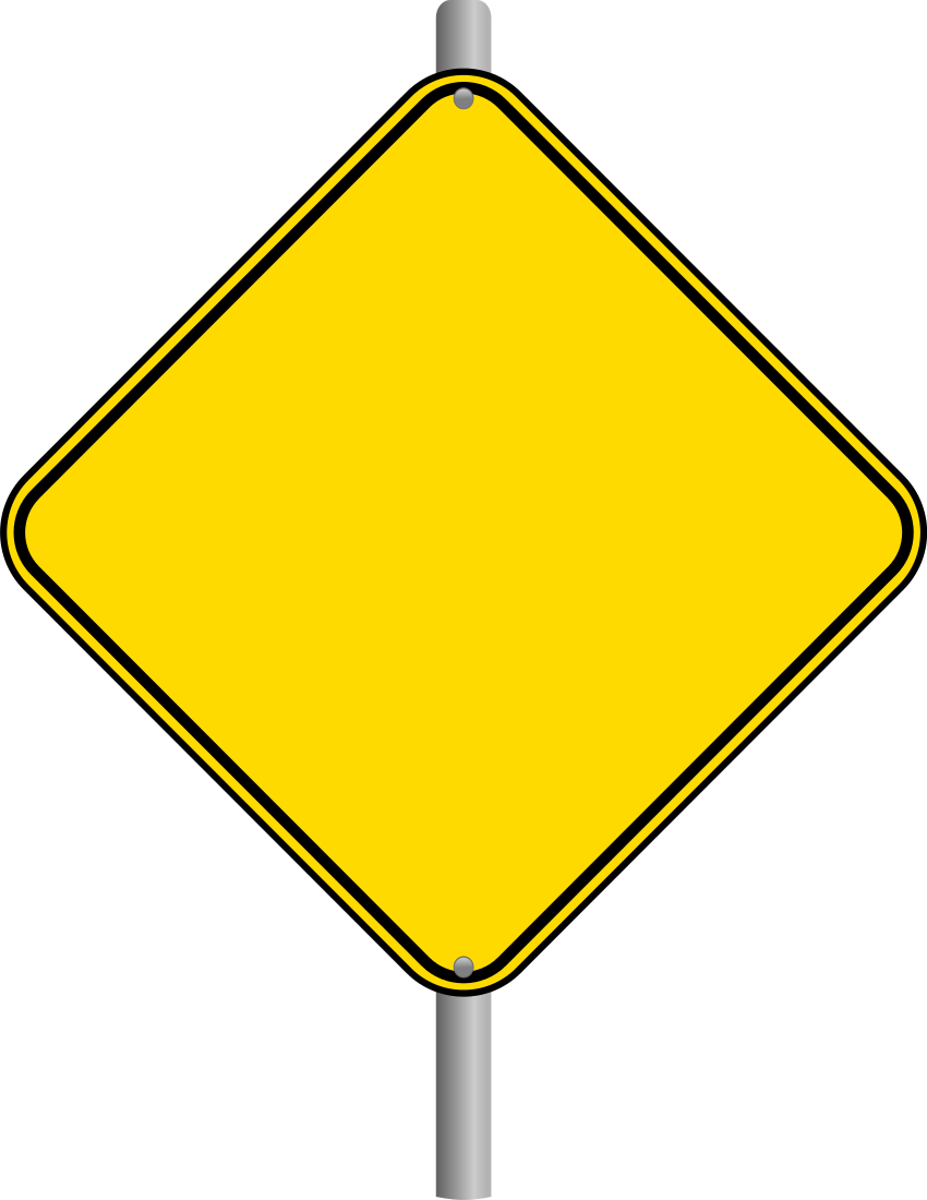 Blank sign highway sign blank clip art - dbclipart.com