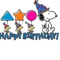 Snoopy clip art birthday
