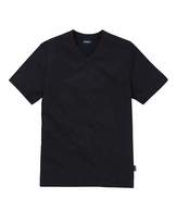 V-neck Plain Black T-shirt - ShopStyle UK