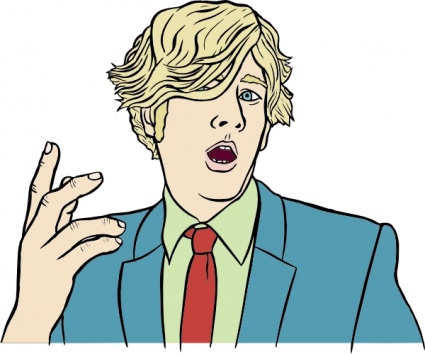 Person speaking clipart
